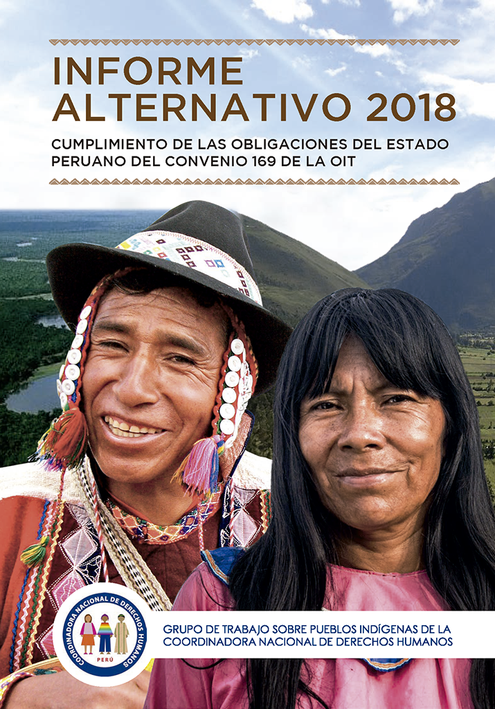 Imagen de dos personas de pueblos indígenas de sierra y selva