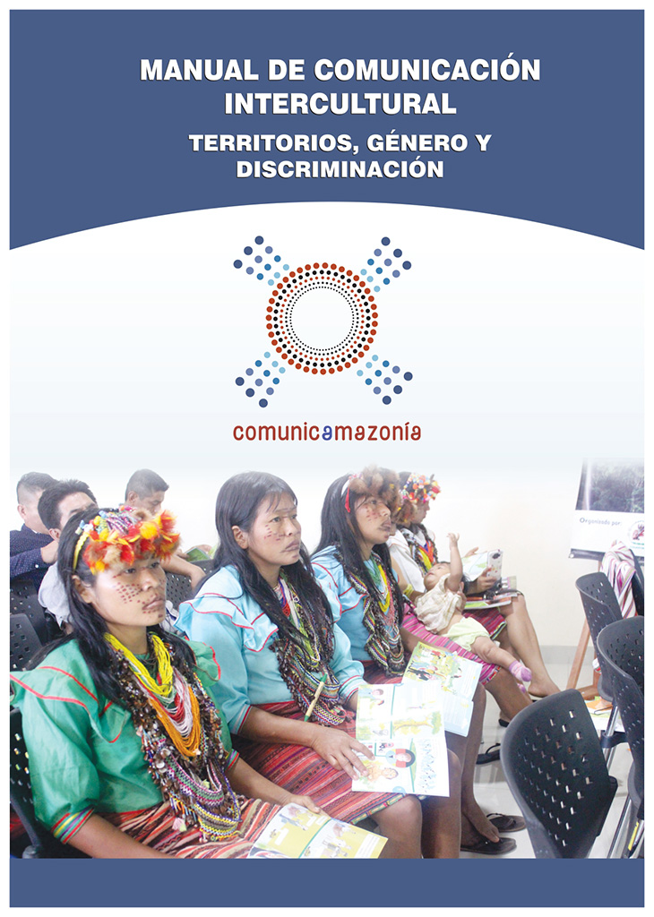 imagen inferior de mujeres indígenas sentadas, en la parte superior el título